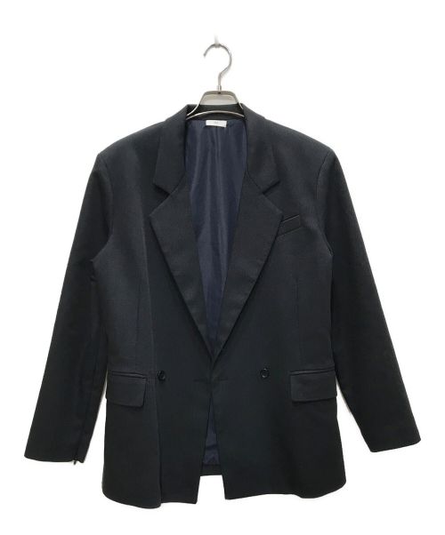yae（ヤエ）yae (ヤエ) スリットテーラードジャケット ネイビー サイズ:FREEの古着・服飾アイテム