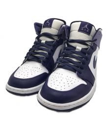 NIKE（ナイキ）の古着「Air Jordan 1 Mid "Sky J Purple"」｜ホワイト×パープル