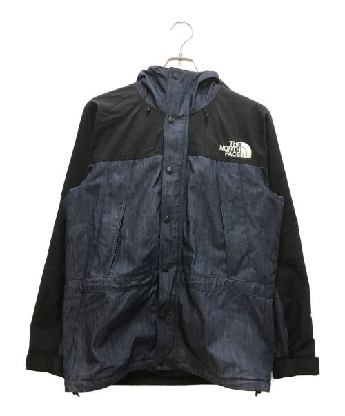 THE NORTH FACE（ザ ノース フェイス）THE NORTH FACE (ザ ノース フェイス) Mountain Light Denim Jacket ネイビー×ブラック サイズ:Mの古着・服飾アイテム