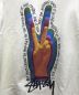 中古・古着 stussy (ステューシー) PEACE SIGN SWEAT イエロー サイズ:M：7000円