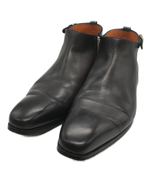 Santoni（サントーニ）Santoni (サントーニ) サイドジップブーツ ブラック サイズ:61/2の古着・服飾アイテム