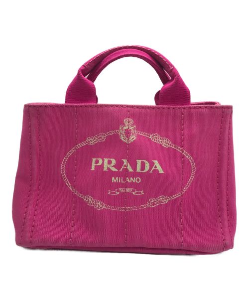 PRADA（プラダ）PRADA (プラダ) カナパトートバッグ ピンクの古着・服飾アイテム