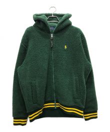 POLO RALPH LAUREN（ポロ・ラルフローレン）の古着「ボアジャケット」｜グリーン