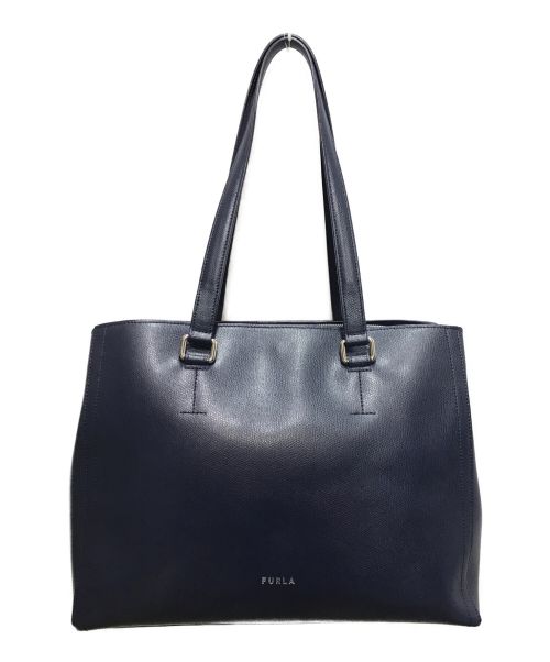 FURLA（フルラ）FURLA (フルラ) トートバッグ ネイビーの古着・服飾アイテム