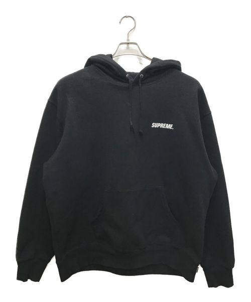 SUPREME（シュプリーム）SUPREME (シュプリーム) クラウンロゴプリントフーディ ブラック サイズ:Lの古着・服飾アイテム