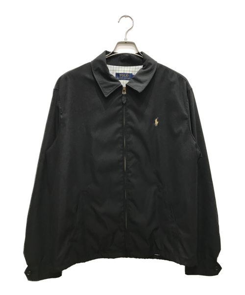 POLO RALPH LAUREN（ポロ・ラルフローレン）POLO RALPH LAUREN (ポロ・ラルフローレン) スイングトップ ブラック サイズ:Lの古着・服飾アイテム