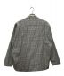 STEVEN ALAN (スティーブンアラン) VIYELLA CHECK OPEN COLLAR SHIRT-DROP/ヴァイエラチェックオープンカラーシャツドロップ グレー サイズ:M：3980円