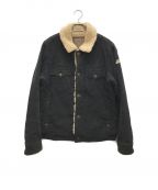 TMTティーエムティー）の古着「VINTAGE SLUB CORDUROY BOA JACKET/コーデュロイジャケット/ボアジャケット」｜ブラック