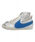 NIKE (ナイキ) BLAZER MID '77 JUMBOスニーカー/レーザー ミッド 77 ジャンボ ホワイト×ブルー サイズ:US9/UK8/EUR42.5/CM27/BR40.5/CN270(2.5)：5000円