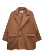 seytoセイト）の古着「Oversized shaggy double jacket」｜ブラウン