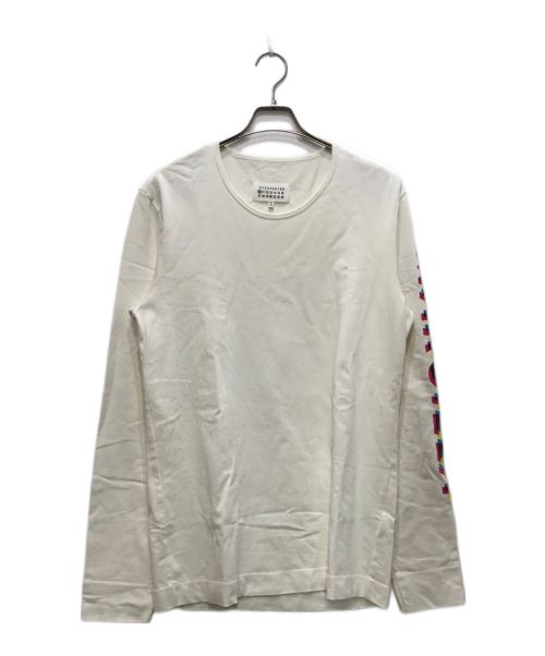 Maison Margiela（メゾンマルジェラ）Maison Margiela (メゾンマルジェラ) ロングスリーブカットソー ホワイト サイズ:48の古着・服飾アイテム