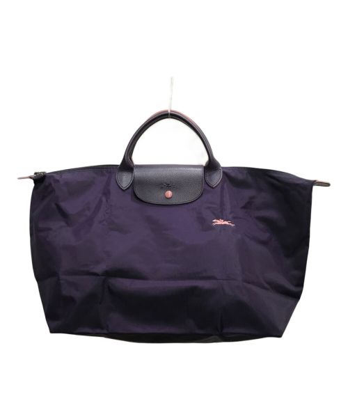 LONGCHAMP（ロンシャン）LONGCHAMP (ロンシャン) ル プリアージュ トートバッグ L パープルの古着・服飾アイテム