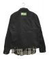DIESEL (ディーゼル) レイヤードジャケット ブラック×グレー サイズ:XL：8000円