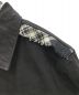中古・古着 DIESEL (ディーゼル) レイヤードジャケット ブラック×グレー サイズ:XL：8000円