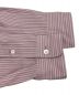 中古・古着 leno (リノ) BAND COLLAR SHIRT STRIPE/バンドカラーストライプシャツ ピンク サイズ:1 未使用品：8000円