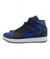 NIKE (ナイキ) AIR JORDAN 1 MID BLACK/BLUE/エア ジョーダン 1 ミッド ブラック×ブルー サイズ:US9/UK8/EUR42.5/CM27/BR40.5/CN270(2.5)：9000円