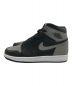 NIKE (ナイキ) AIR JORDAN 1 RETRO HIGH OG/エアジョーダン1 レトロ ハイ オージー  ブラック×グレー サイズ:26.5cm/US8.5/UK7.5/EUR42：27000円