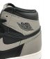 中古・古着 NIKE (ナイキ) AIR JORDAN 1 RETRO HIGH OG/エアジョーダン1 レトロ ハイ オージー  ブラック×グレー サイズ:26.5cm/US8.5/UK7.5/EUR42：27000円