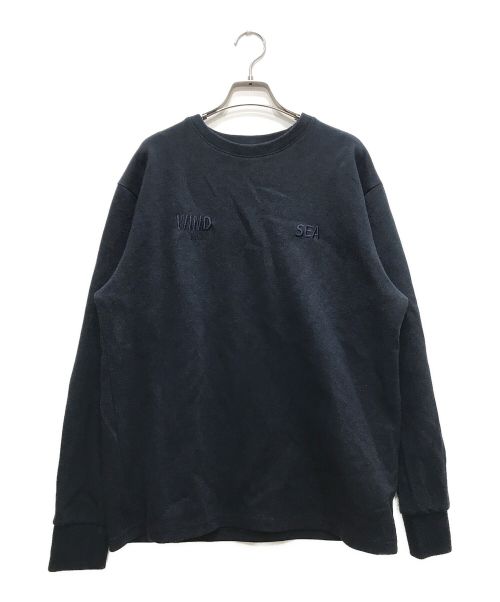 WIND AND SEA（ウィンド アンド シー）WIND AND SEA (ウィンダンシー) TECH BASIC L/S TEE　テックベーシック L/S Tシャツ ネイビー サイズ:Lの古着・服飾アイテム