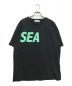 WIND AND SEA（ウィンダンシー）の古着「コラボTシャツ」｜ブラック