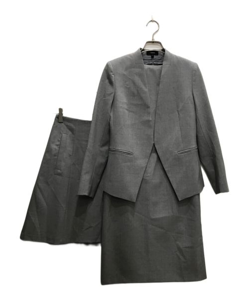 theory（セオリー）theory (セオリー) LANAI TAILOR3ピースセットアップ/ラナイテイラーセットアップ グレー サイズ:00の古着・服飾アイテム