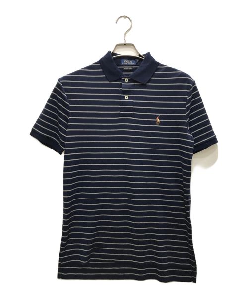 POLO RALPH LAUREN（ポロ・ラルフローレン）POLO RALPH LAUREN (ポロ・ラルフローレン) ポロシャツ ネイビー×グレー サイズ:SP 未使用品の古着・服飾アイテム