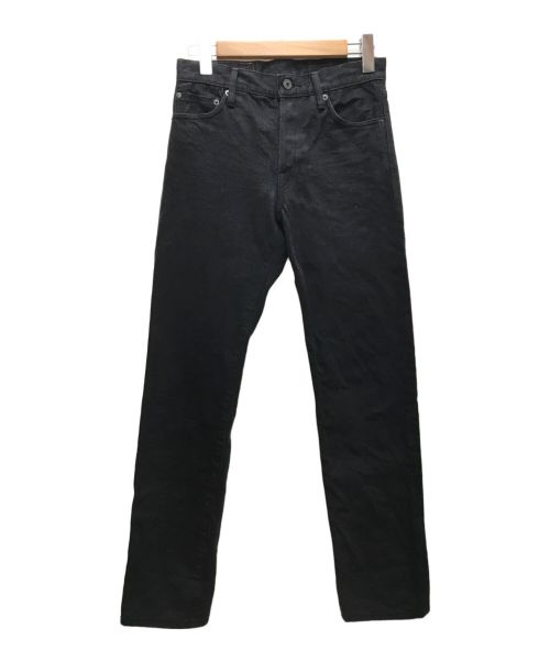 Snow peak（スノーピーク）Snow peak (スノーピーク) Recycled Cotton Denim Slim/リサイクルコットンデニムスリム ブラック サイズ:28の古着・服飾アイテム