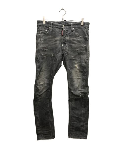 DSQUARED2（ディースクエアード）DSQUARED2 (ディースクエアード) Tidy Biker Jean/タイディ一 バイカー ジーン グレー サイズ:46の古着・服飾アイテム