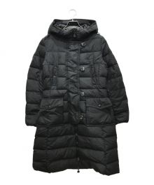 MONCLER（モンクレール）の古着「GENEVRIER ロングダウンコート/ジュネヴリエ」｜ブラック