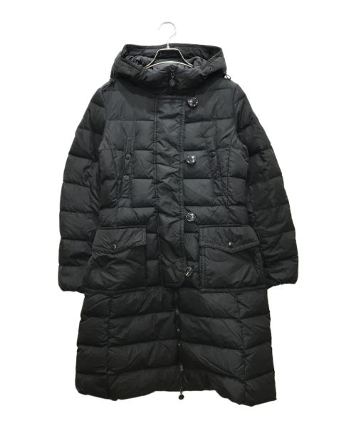 MONCLER（モンクレール）MONCLER (モンクレール) GENEVRIER ロングダウンコート/ジュネヴリエ ブラック サイズ:1の古着・服飾アイテム