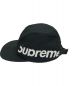 Supreme (シュプリーム) Side panel camp cap/サイドパネルキャンプキャップ ブラック：6000円