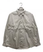 Porter Classicポータークラシック）の古着「ROLL UP SHIRT/ロールアップシャツ」｜ベージュ