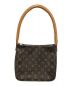 LOUIS VUITTON (ルイ ヴィトン) ルーピングMMショルダーバッグ ブラウン：90000円