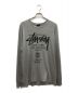 stussy（ステューシー）の古着「プリントロングスリーブカットソー」｜グレー