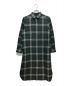 23区（ニジュウサンク）の古着「LOCHCARRON TARTAN CHECK CLEAR/ロキャロン タータン チェック シャツワンピース」｜グリーン