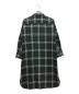 23区 (ニジュウサンク) LOCHCARRON TARTAN CHECK CLEAR/ロキャロン タータン チェック シャツワンピース グリーン サイズ:44：7000円