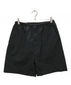 H BEAUTY&YOUTHエイチ ビューティー&ユース）の古着「TYPEWRITER SHORT PANTS/タイプライター ショート パンツ」｜ブラック