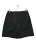 H BEAUTY&YOUTH（エイチ ビューティアンドユース）の古着「TYPEWRITER SHORT PANTS/タイプライター ショート パンツ」｜ブラック