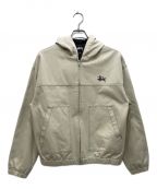 stussyステューシー）の古着「Canvas Work Jacket/キャンバスワークジャケット」｜ナチュラル