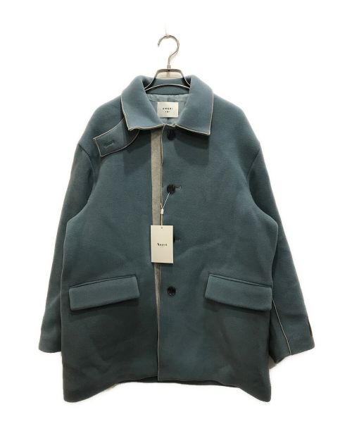 Ameri（アメリ）Ameri (アメリ) BI COLOR OVER MIDI COAT/バイカラーオーバーミディコート ブルー サイズ:Ｍ 未使用品の古着・服飾アイテム