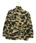 A BATHING APE (アベイシングエイプ) ナイロンカモフラジャケット ベージュ×カーキ サイズ:M：15000円