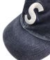 中古・古着 SUPREME (シュプリーム) Washed Denim S Logo 6-Panel/ウォッシュドデニムSロゴパネル インディゴ：8000円