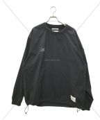 WTAPSダブルタップス）の古着「スモックL/S リップストップカットソー/SMOCK/LS/POLY.RIPSTOP」｜ブラック