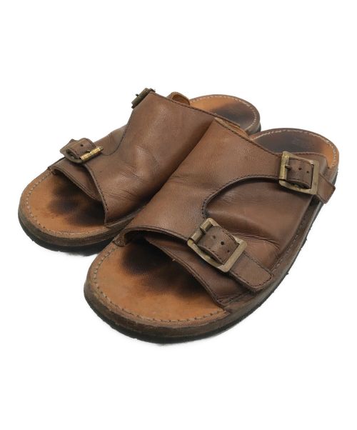 TOKYO SANDAL（トウキョウサンダル）TOKYO SANDAL (トウキョウサンダル) DOUBLE MONK SANDAL/ダブルモンクサンダル ブラウン サイズ:8の古着・服飾アイテム