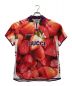 GUCCI（グッチ）の古着「Printed Football Technical Jersey T-Shirt/プリンテッドフットボールテクニカルジャージーTシャツ」｜レッド