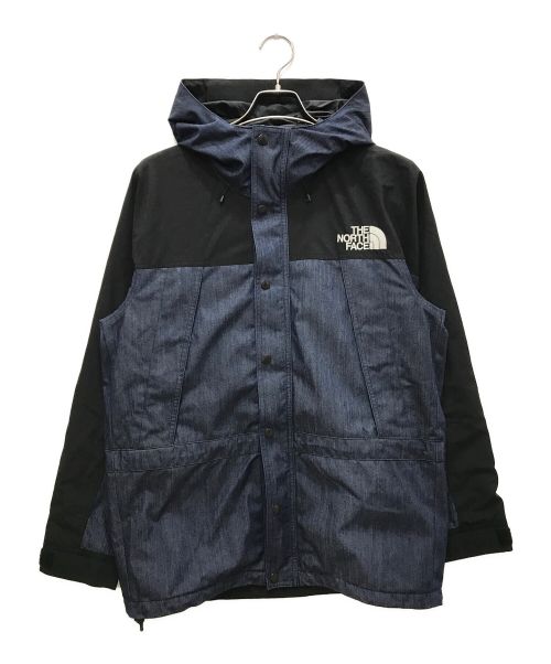 THE NORTH FACE（ザ ノース フェイス）THE NORTH FACE (ザ ノース フェイス) マウンテンライトデニムジャケット/MOUNTAIN LIGHT DENIM JACKET GORE-TEX ネイビー サイズ:Ｍの古着・服飾アイテム