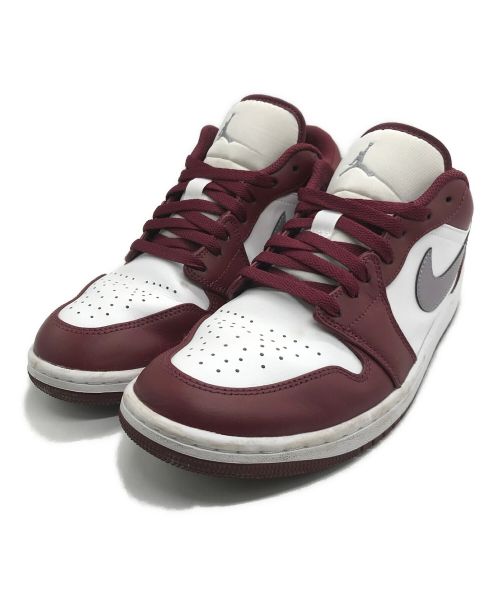 NIKE（ナイキ）NIKE (ナイキ) AIR JORDAN 1 LOW/エアジョーダン 1 ロー レッド×ホワイト サイズ:27.5cm/US9.5/UK8.5/EUR43/BR41/CN275(2.5)の古着・服飾アイテム