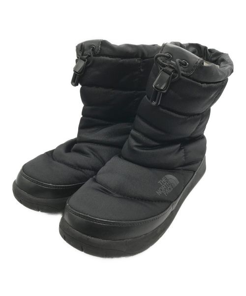 THE NORTH FACE（ザ ノース フェイス）THE NORTH FACE (ザ ノース フェイス) ヌプシブーティーウォータープルーフVIIショート/NUPTSE BOOTIE /ロングブーツ ヌプシ ブラック サイズ:US7.0/UK5.0/EU38/CM24.0の古着・服飾アイテム