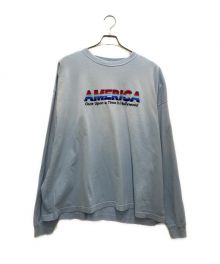 DAIRIKU（ダイリク）の古着「AMERICA Vintage sunburn Tee/アメリカヴィンテージサンバーンTee 」｜スカイブルー