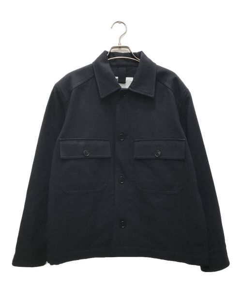 MHL（エムエイチエル）MHL (エムエイチエル) WOOL COTTON DRILL/ウールCPOジャケット ネイビー サイズ:Sの古着・服飾アイテム